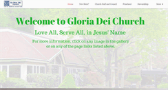Desktop Screenshot of gloriadei.com